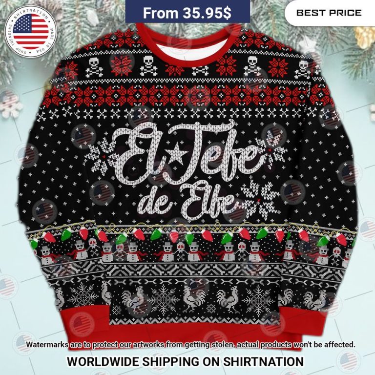 El Jefe De Elfe Christmas Sweater The power of beauty lies within the soul.