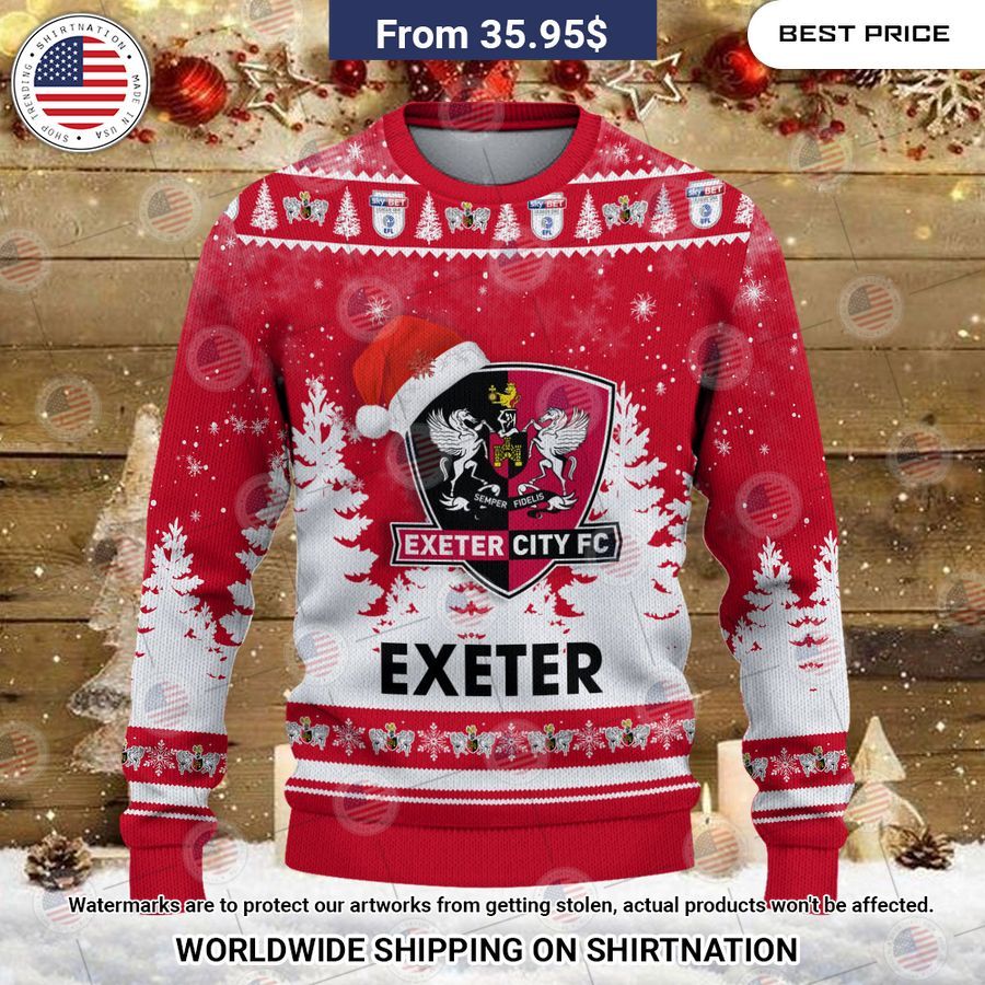 Exeter City Christmas Sweater Rocking picture