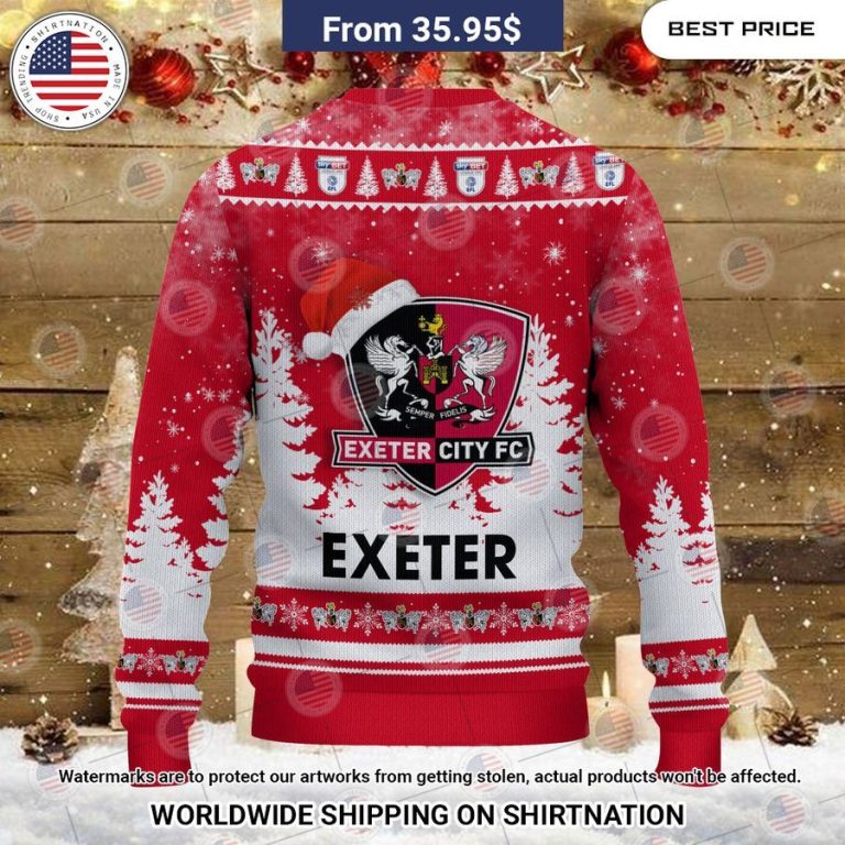 Exeter City Christmas Sweater Cutting dash