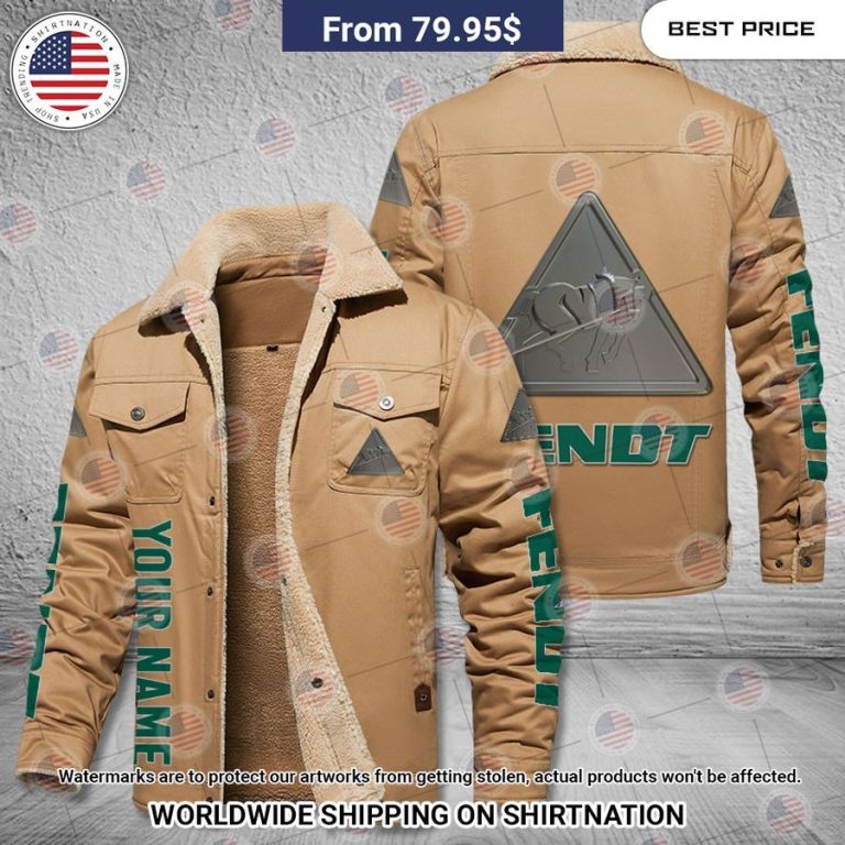 Fendt Custom Name Fleece Leather Jacket Ah! It is marvellous