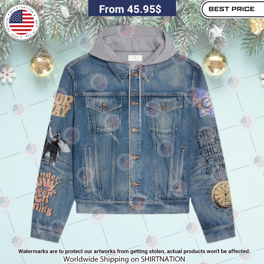 Fleetwood Mac Hooded Denim Jacket Hey! Your profile picture is awesome