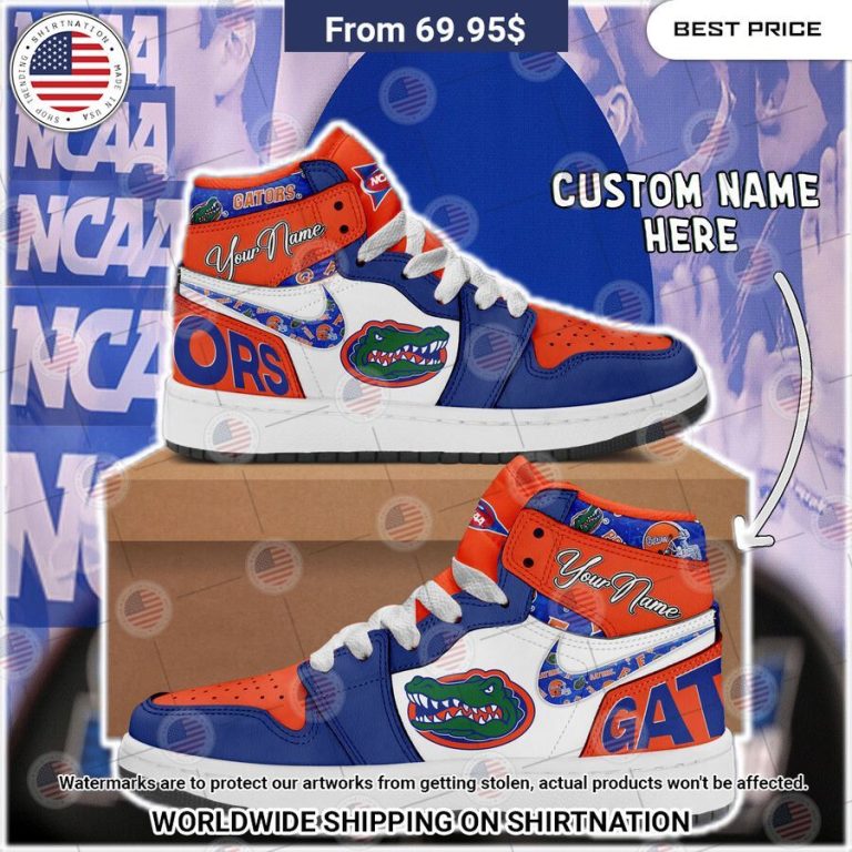 Florida Gators Custom Air Jordan 1 Oh my God you have put on so much!