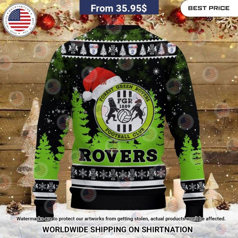 Forest Green Rovers Christmas Sweater She has grown up know