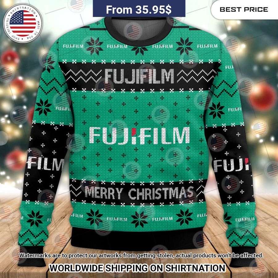 Fujifilm Camera Christmas Sweater Lovely smile