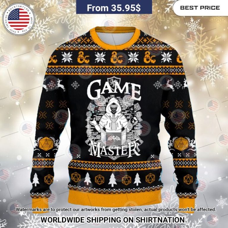 Game Master Dungeons & Dragons Christmas Sweater Is this your new friend?