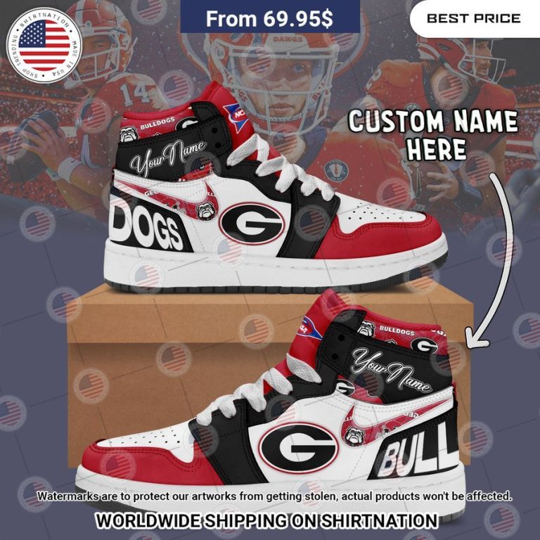 Georgia Bulldogs Custom Air Jordan 1 I am in love with your dress