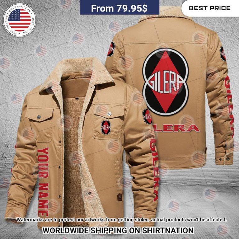 Gilera Custom Fleece Leather Jacket Nice bread, I like it