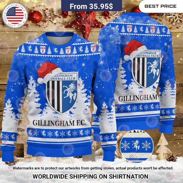 Gillingham Christmas Sweater Looking so nice