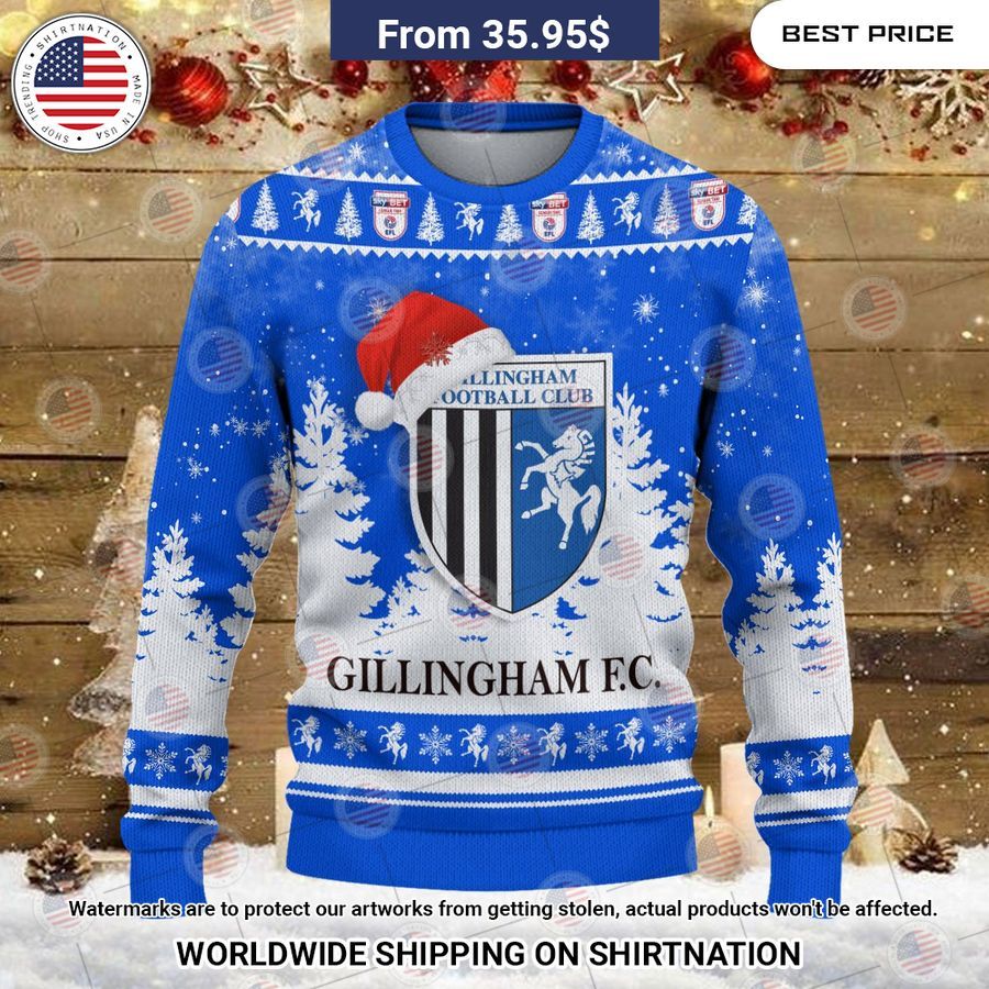Gillingham Christmas Sweater This place looks exotic.