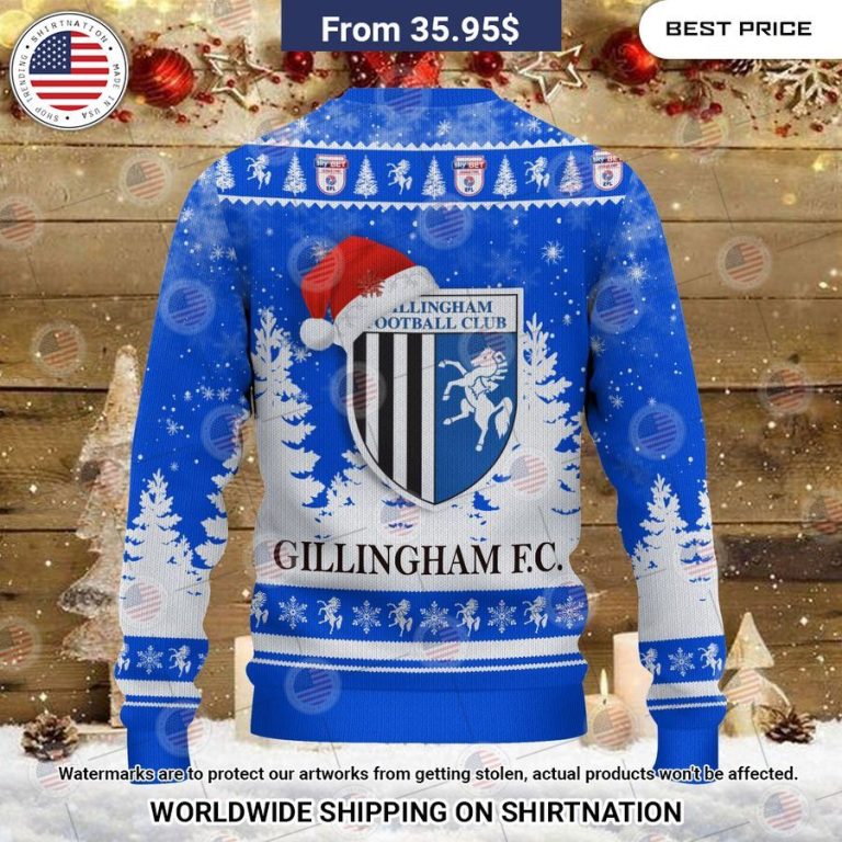 Gillingham Christmas Sweater Is this your new friend?