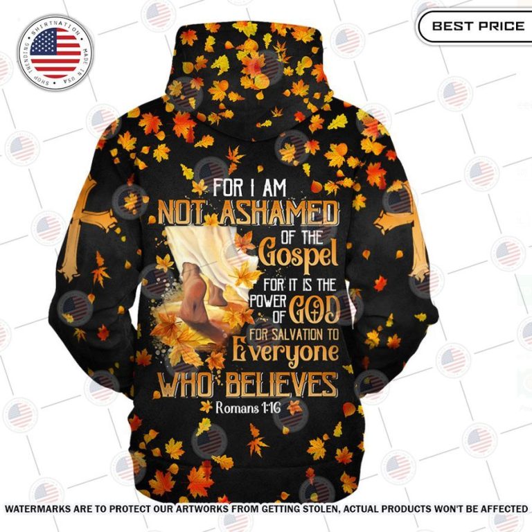 God For I am not ashamed of the gospel Hoodie Heroine