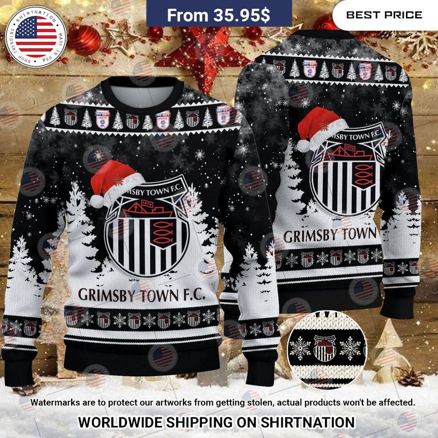 Grimsby Town Christmas Sweater Speechless