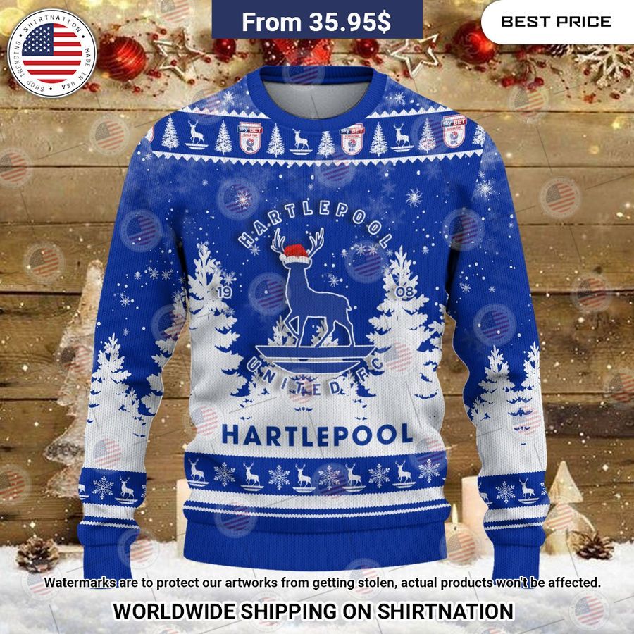 Hartlepool United Christmas Sweater You guys complement each other