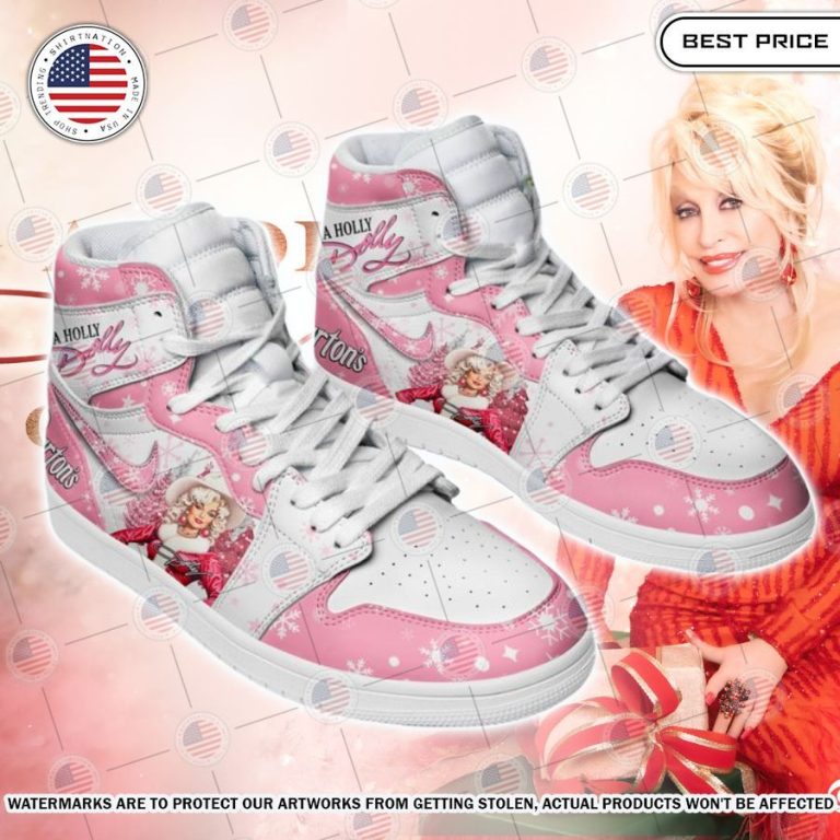 Have a Holly Dolly Christmas Dolly Parton Air Jordan 1 Nice shot bro