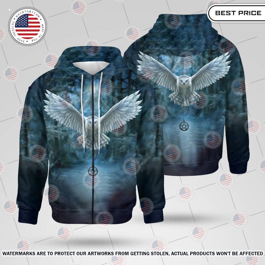 Hedwig Harry's owl Zip Hoodie Wow! What a picture you click