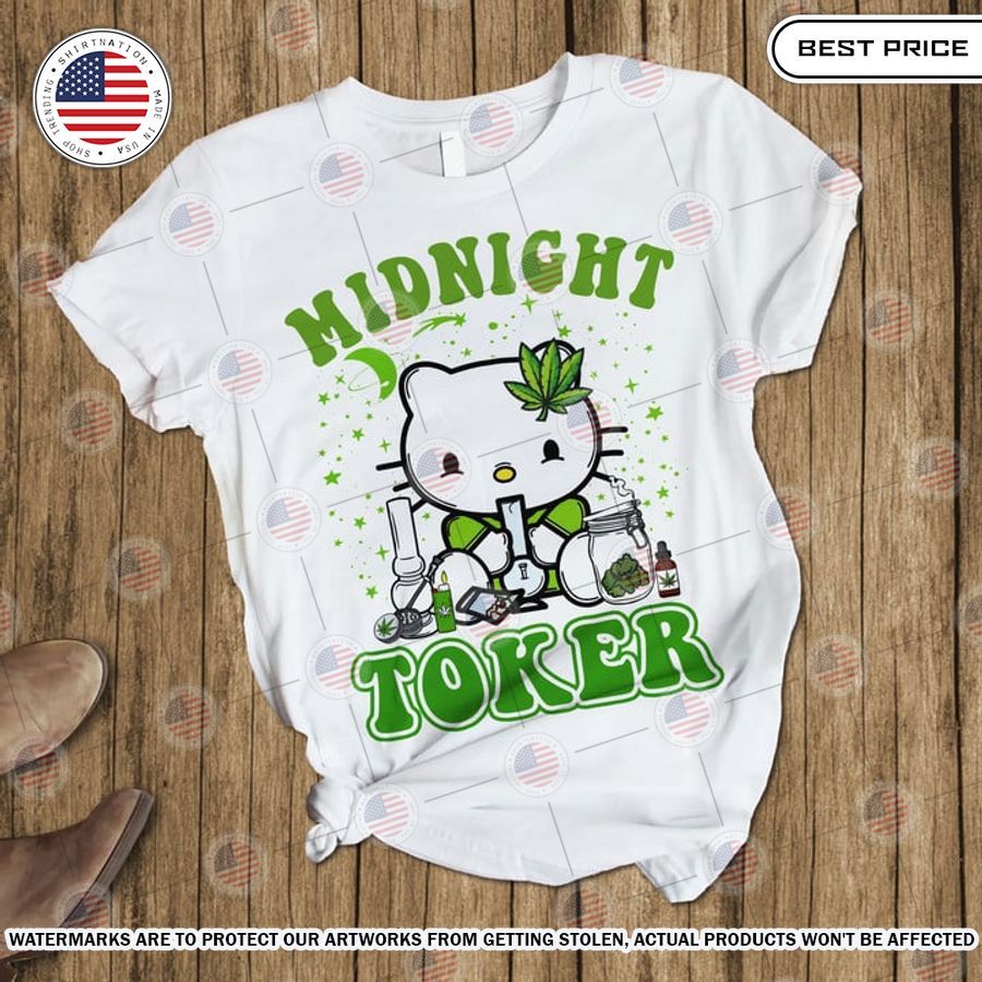 Hello Kitty Midnight Toker Weed Pajamas Set Good click