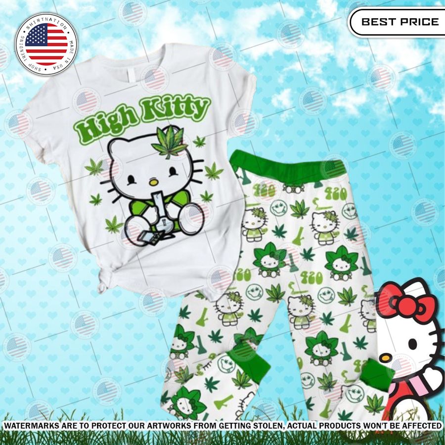 Hello Kitty Weed pajamas set Coolosm
