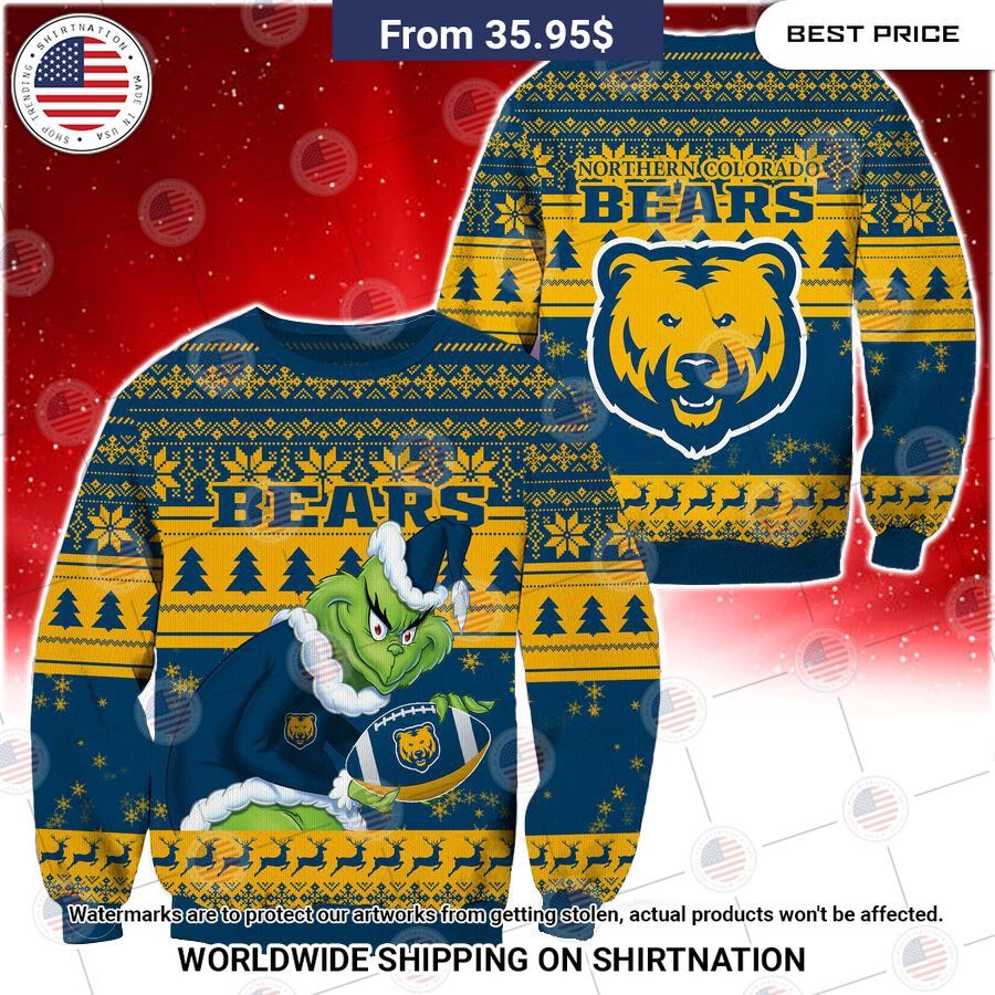 HOT Grinch Northern Colorado Bears Christmas Sweater Trending picture dear