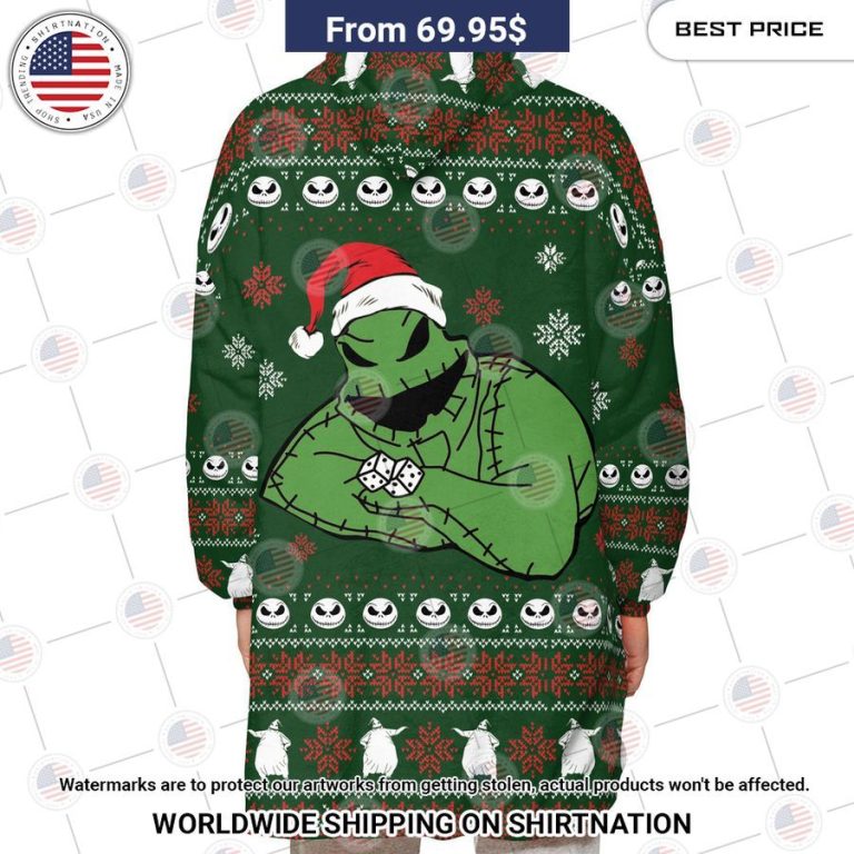 How The Oogie Boogie Stole Christmas Hoodie Blanket Super sober