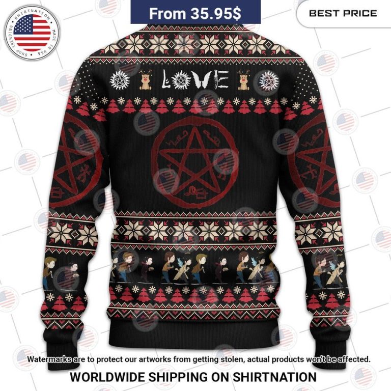 I Love Supernatural Christmas Sweater Ah! It is marvellous