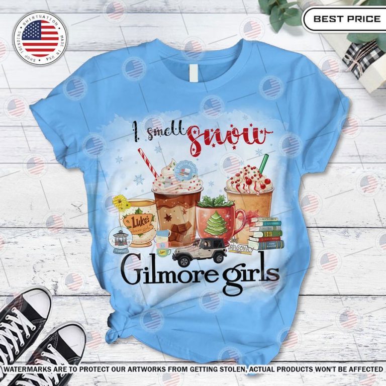 I Smell Snow Gilmore Girls Pajamas Set Rocking picture