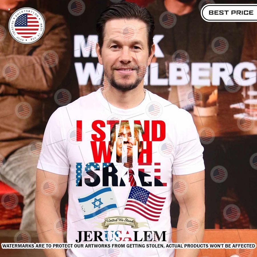 I Stand With Israel Trump Flag Shirt Wow! This is gracious