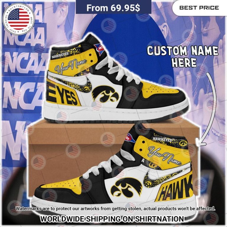 Iowa Hawkeyes Custom Air Jordan 1 Mesmerising