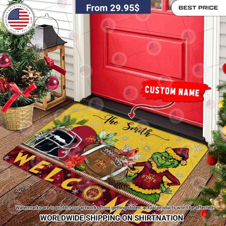 iowa state cyclones grinch christmas welcome personalized doormat 3 579.jpg