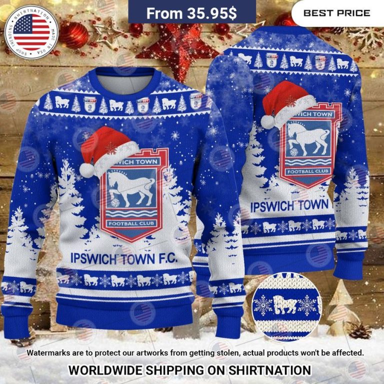 Ipswich Town Christmas Sweater Cool look bro