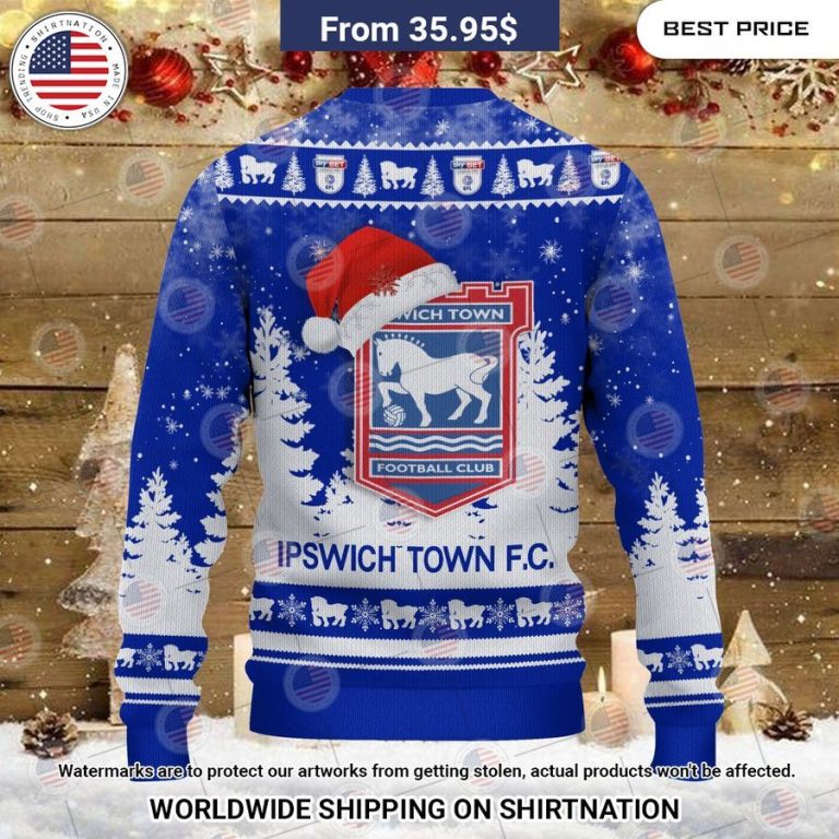 Ipswich Town Christmas Sweater Stunning