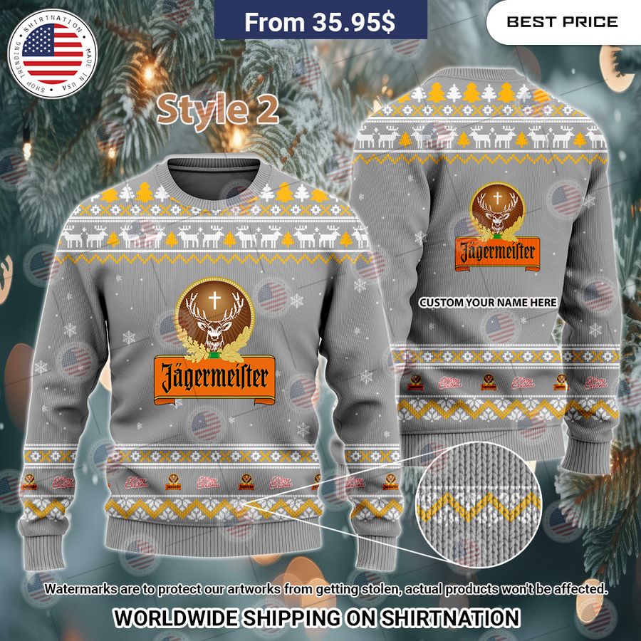 Jagermeister Custom Christmas Sweaters You are always best dear