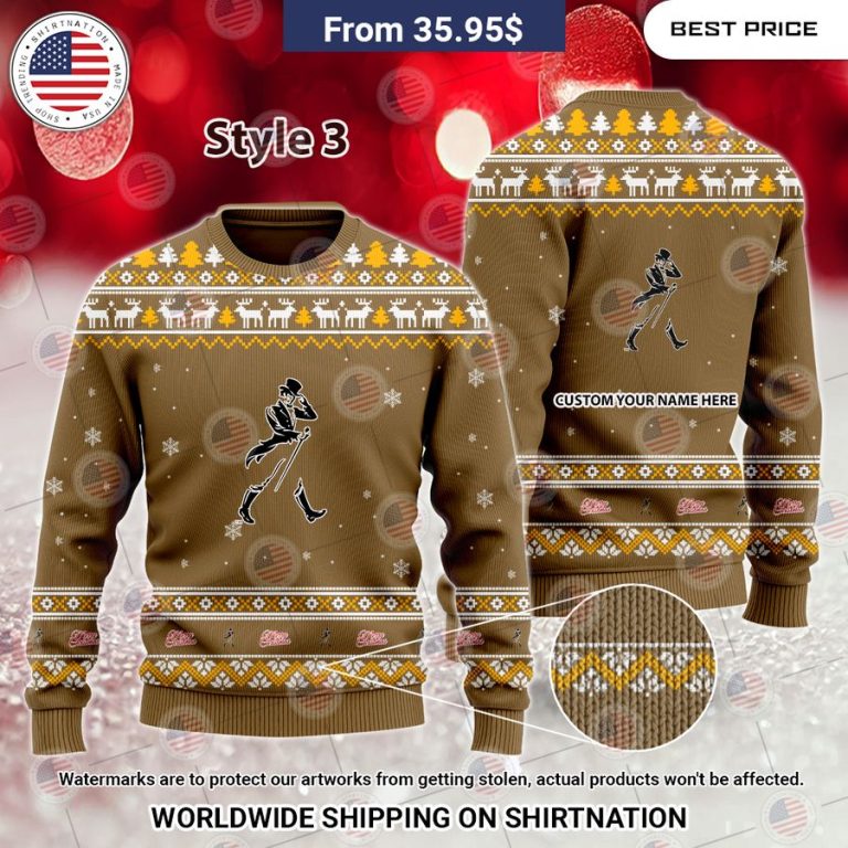 Johnnie Walker Custom Christmas Sweaters Which place is this bro?