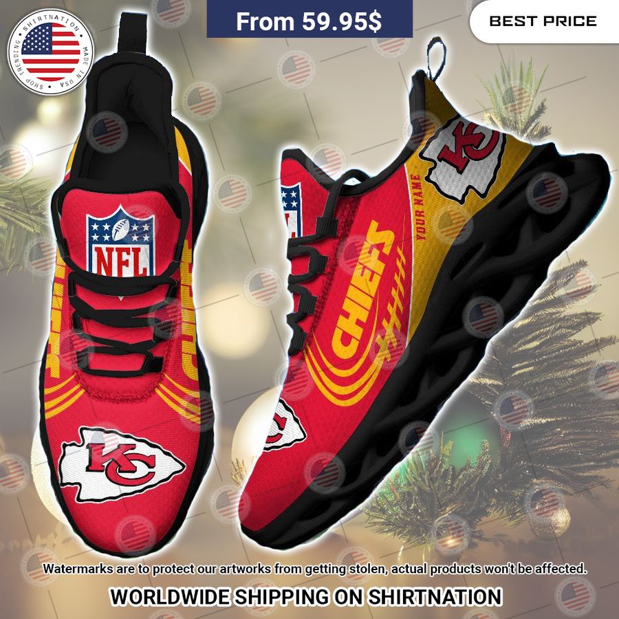 Kansas City Chiefs Custom Max Soul Shoes Wow! This is gracious
