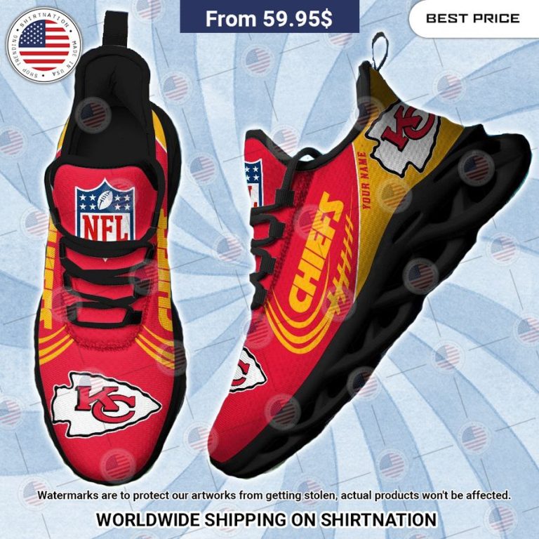 Kansas City Chiefs Custom Max Soul Shoes Speechless