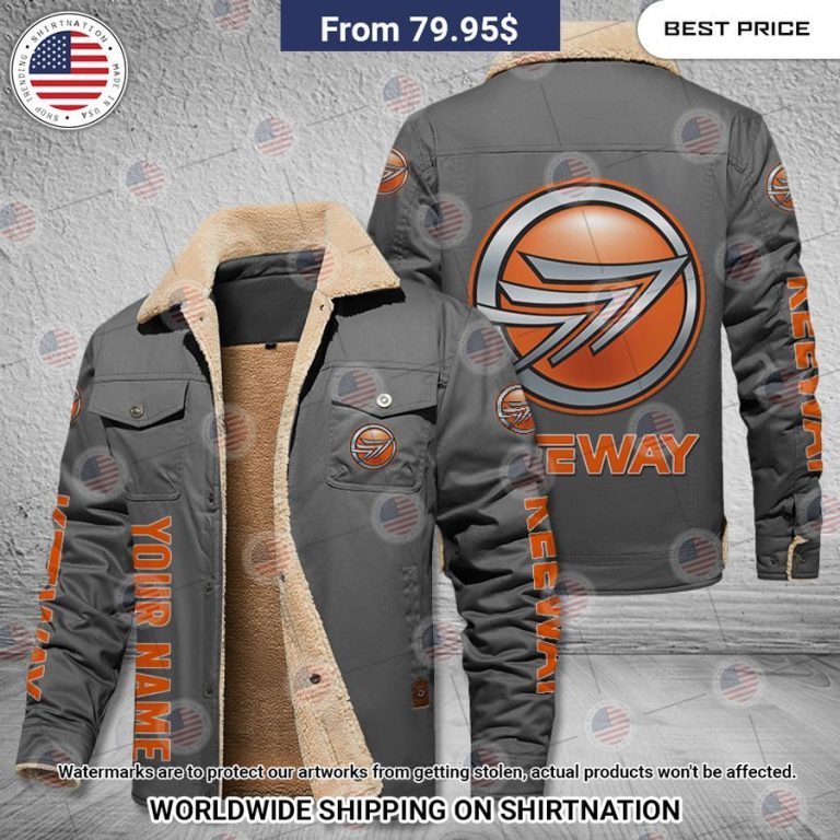 Keeway Custom Fleece Leather Jacket Impressive picture.