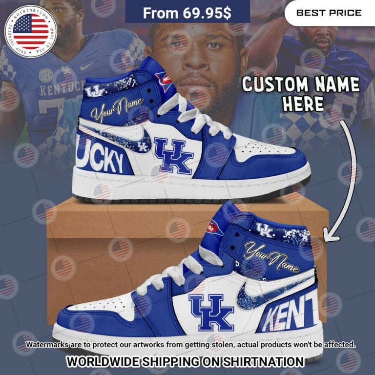 Kentucky Wildcats Custom Air Jordan 1 You look different and cute