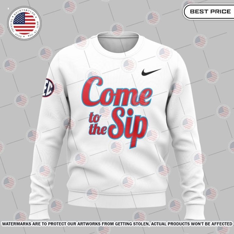 Lane Kiffin Ole Miss Rebels Football Come to the Sip Sweater Cutting dash