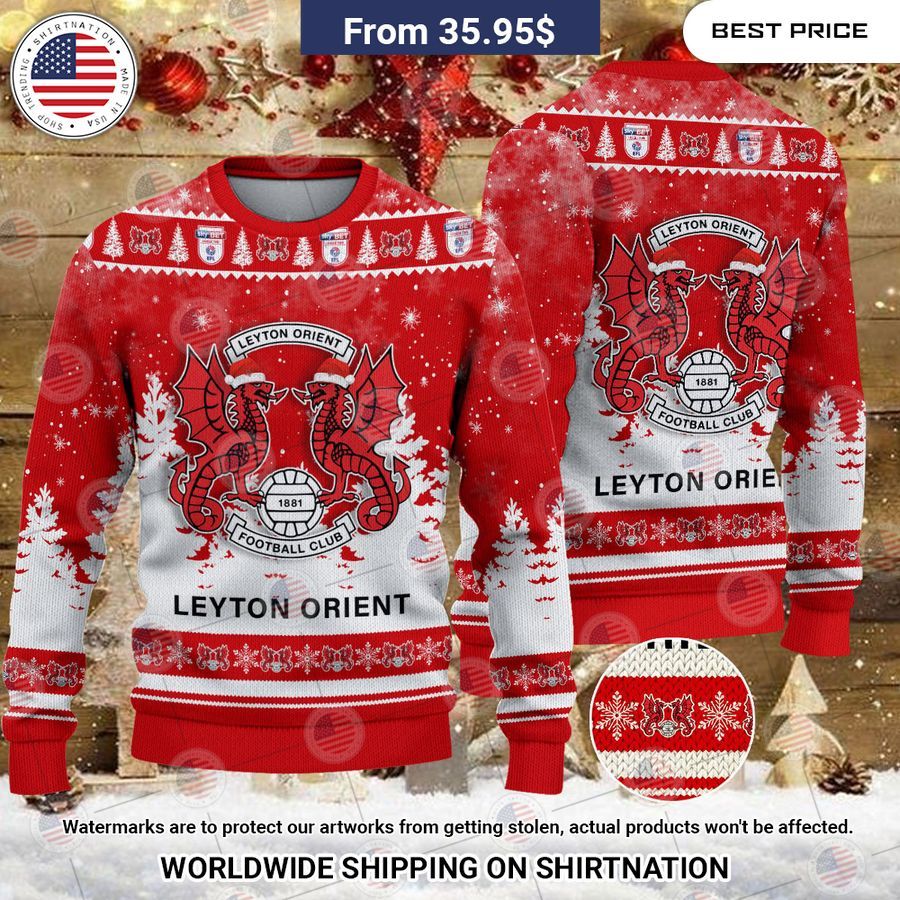 Leyton Orient Christmas Sweater Great, I liked it