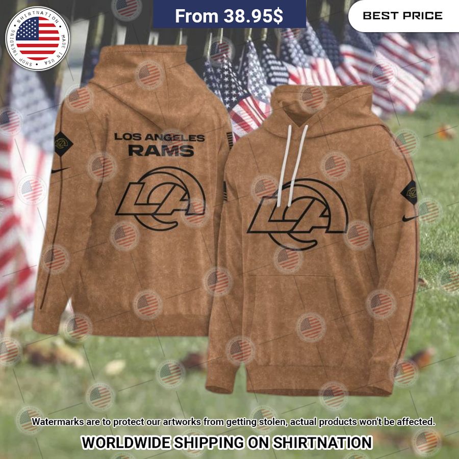 Los Angeles Rams 2023 Salute To Service Hoodie Eye soothing picture dear