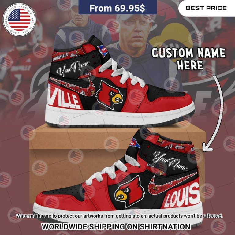 Louisville Cardinals Custom Air Jordan 1 Cool DP