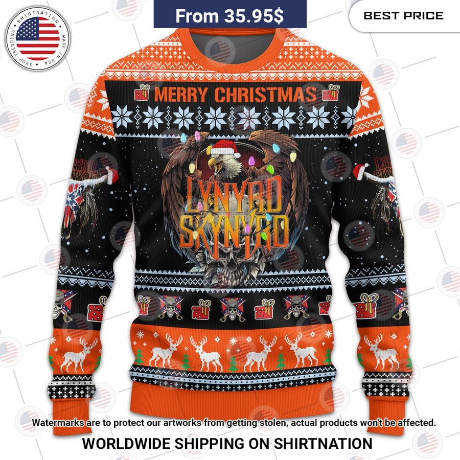 Lynyrd Skynyrd Merry Christmas Sweater This is awesome and unique