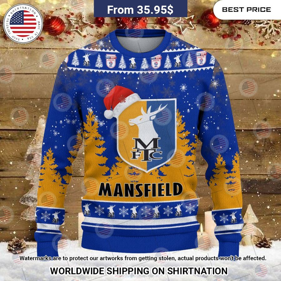 Mansfield Town Christmas Sweater Selfie expert