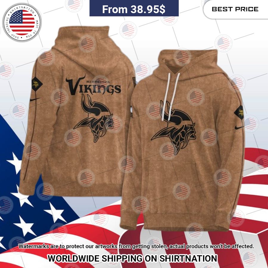 Minnesota Vikings 2023 Salute To Service Hoodie Out of the world