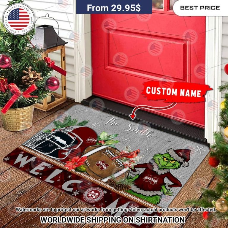 mississippi state bulldogs grinch christmas welcome personalized doormat 3 849.jpg