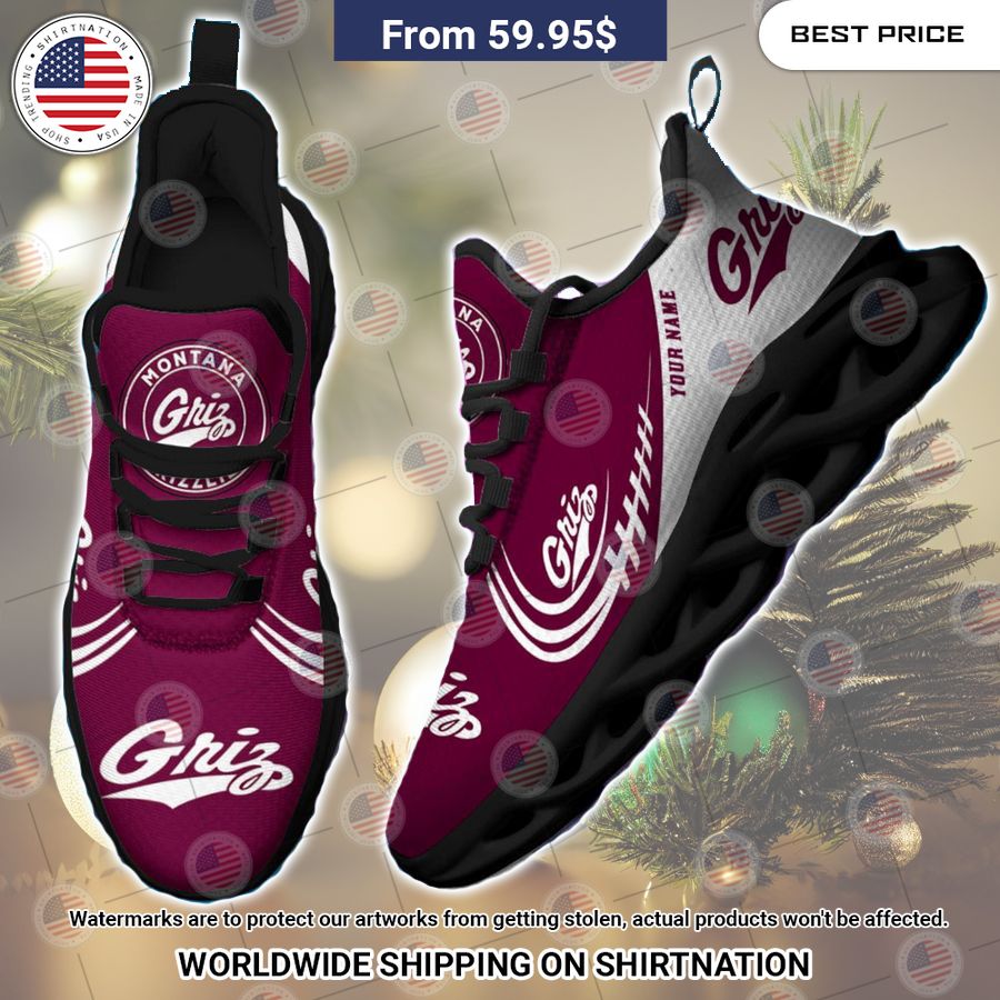 Montana Grizzlies Custom Clunky Shoes This place looks exotic.