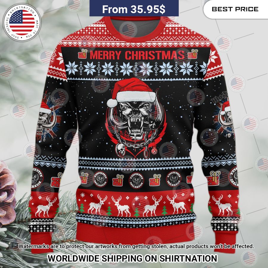 Motorhead Merry Christmas Sweater Great, I liked it