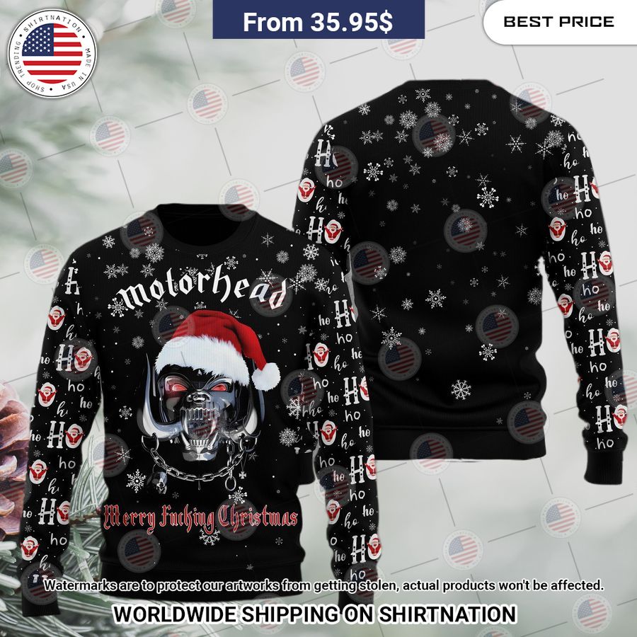 Motorhead Merry Fucking Christmas Sweater My friends!