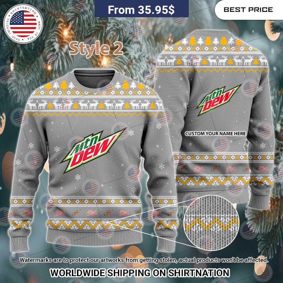 Mountain Dew Custom Christmas Sweaters Have you joined a gymnasium?