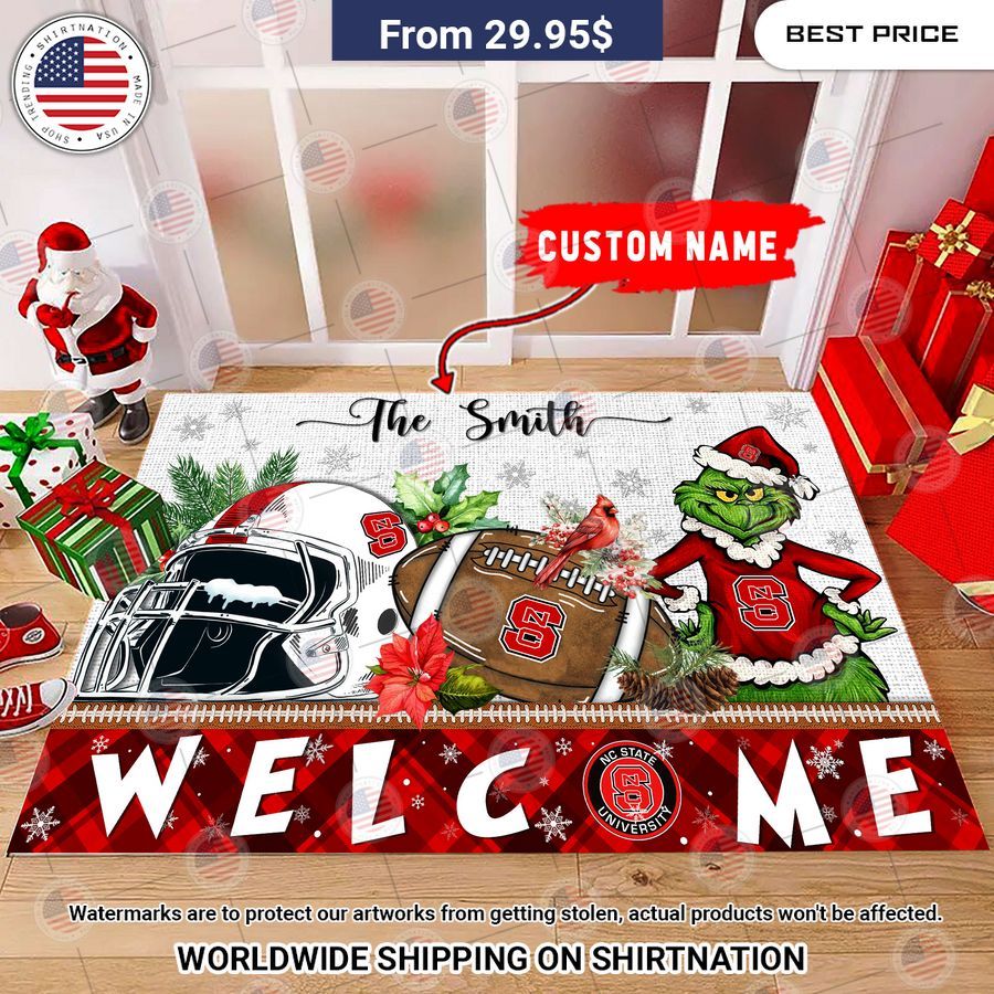 nc state wolfpack grinch christmas welcome personalized doormat 2 406.jpg