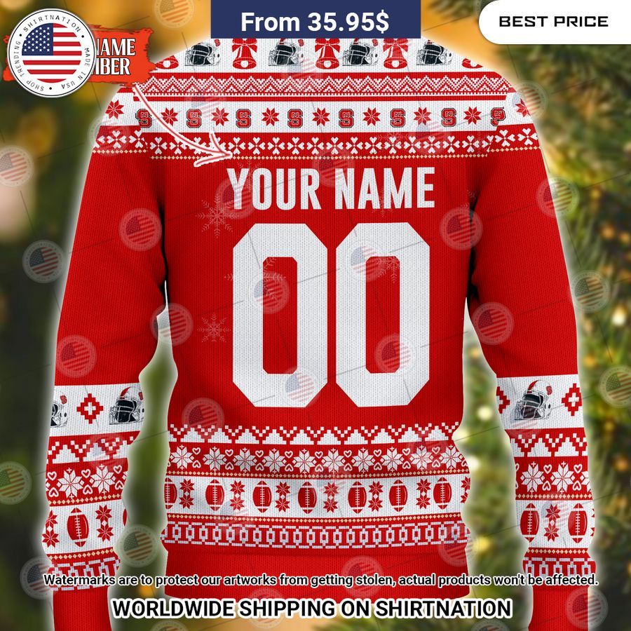 NC State Wolfpack Mickey Mouse Christmas Sweater Cool DP